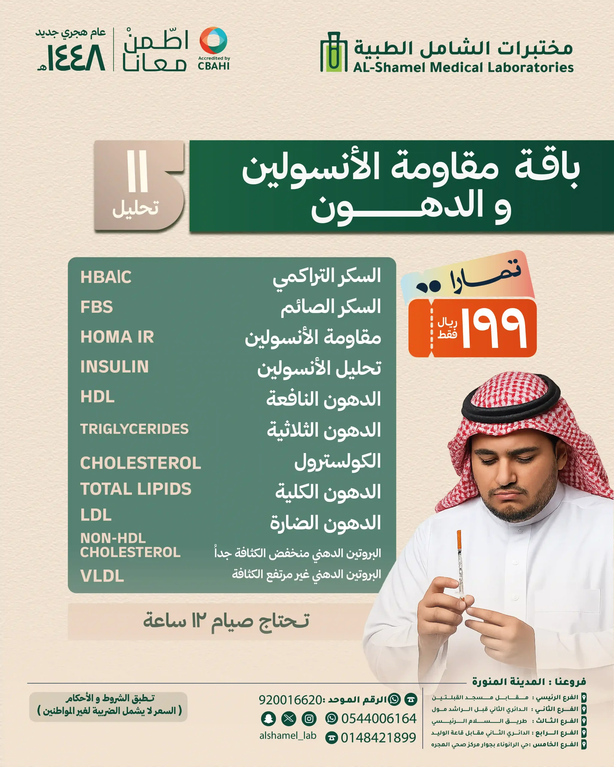 باقة مقاومة الأنسولين والدهون
